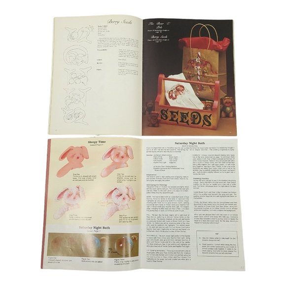 Crafting Books Lot Of 4 Painting Fabric Wood Canvas Tole Applique Embossing - Picture 11 of 11